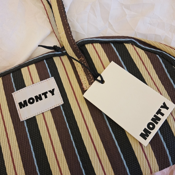 Monty Arc Bag Marzipan & Cola Striped Multicolor Women's Bag - Picture 6 of 10